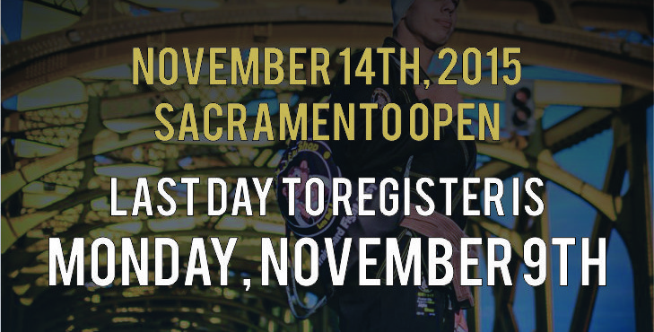 Your last chance to sign up for the Sacramento Open…